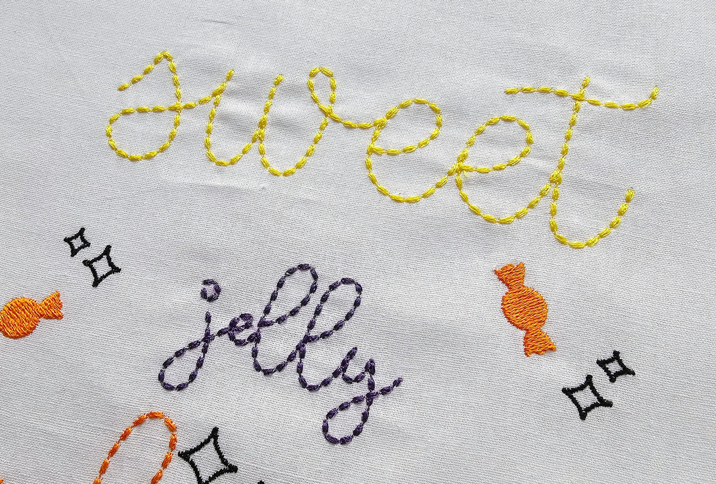 New Hand Stitch Effect Font