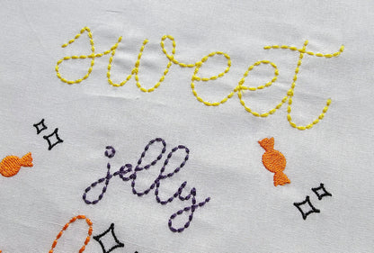 New Hand Stitch Effect Font