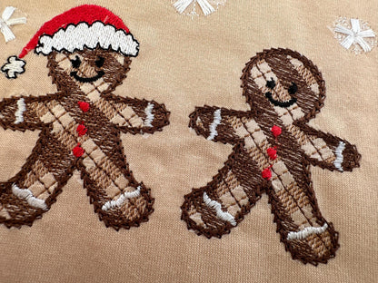 Cute Plaid Gingerbread Man 2 in a row