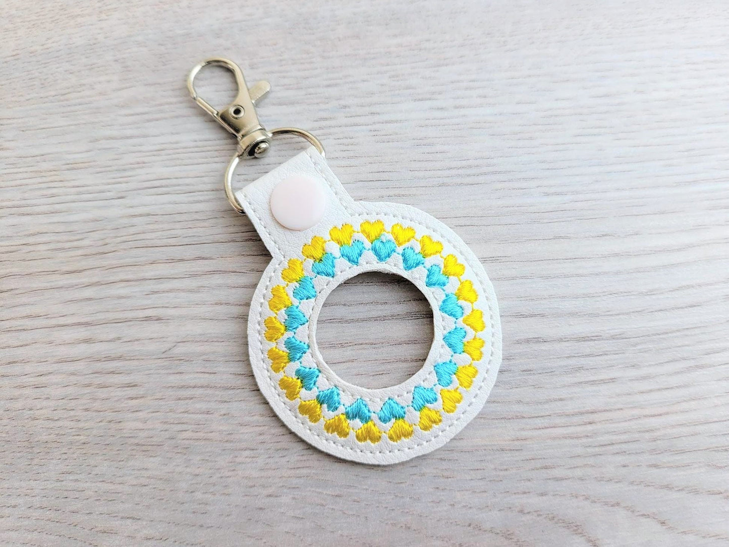 Heart Donut Keychain