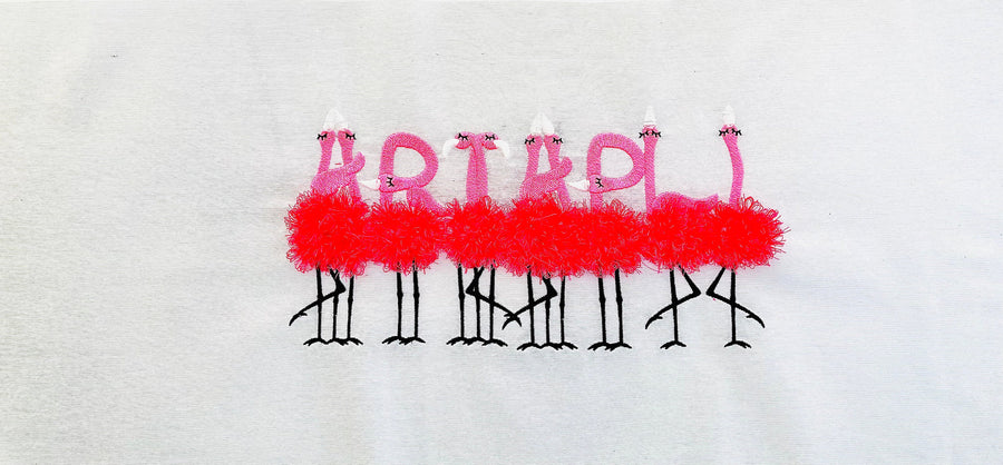 Fringed Flamingo Font