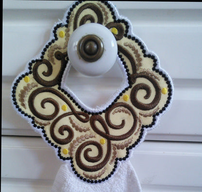 Rodeo Theme Towel Hanging Hole