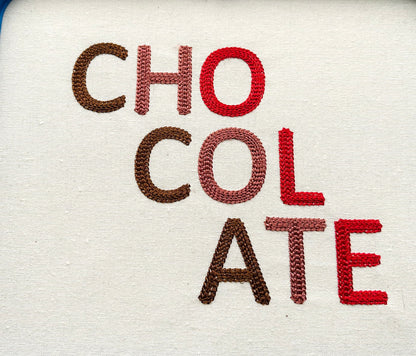 Hand Stitch Effect Chain Font