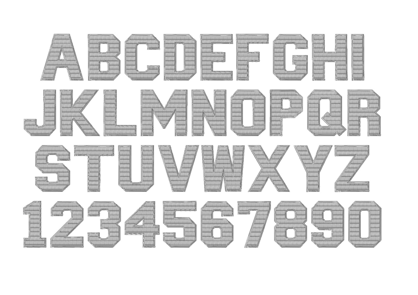 Fringed Sport Athletic Block Font
