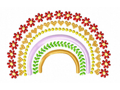 Boho Daisy Rainbow