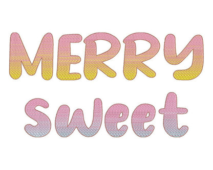 Sweet Iridescent Ombre Font