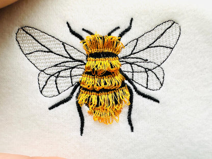 Cute Fringed Bee Honeybee