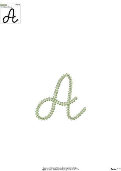 Extra Bold Chain Stitch Handwritten Script Font