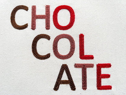 Hand Stitch Effect Chain Font