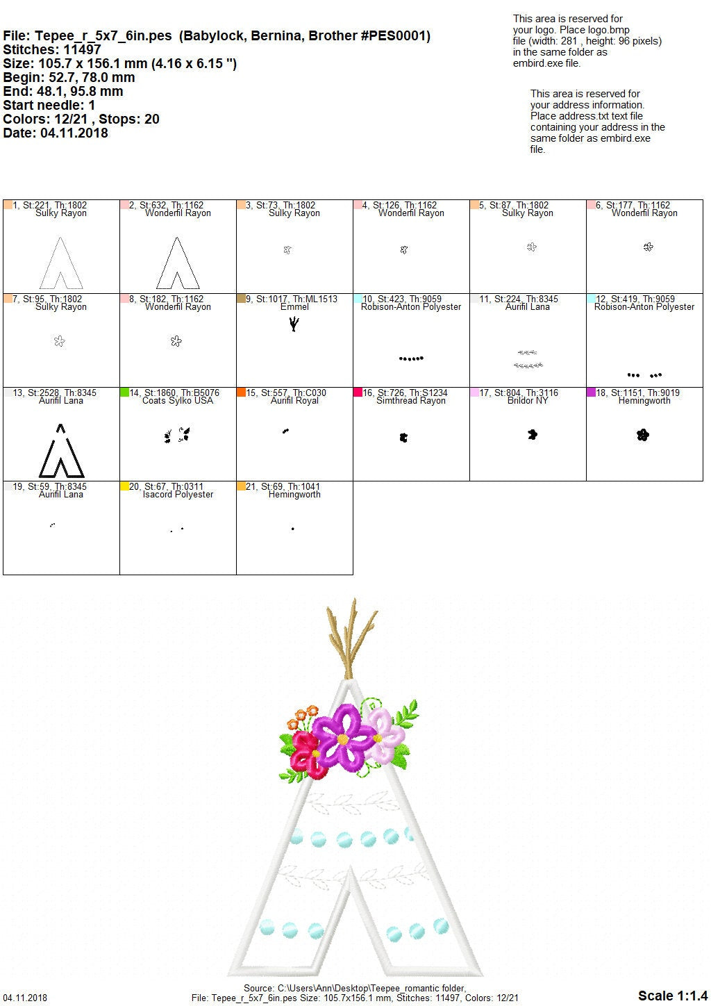 Tepee Teepee Tipi with Floral Crown
