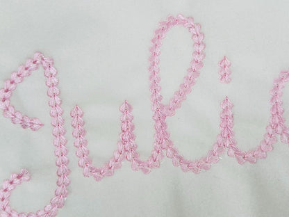 Extra Bold Chain Stitch Handwritten Font Julia