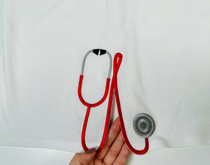 Therapist Medic Stethoscope Split Side Seam