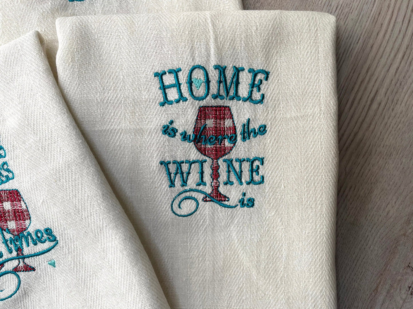 Wine Friends Dish Towel Set