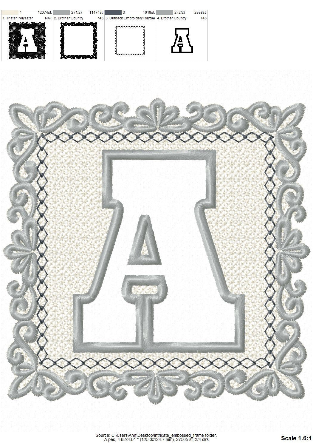 Royal Embossed Terry Towel Monogram