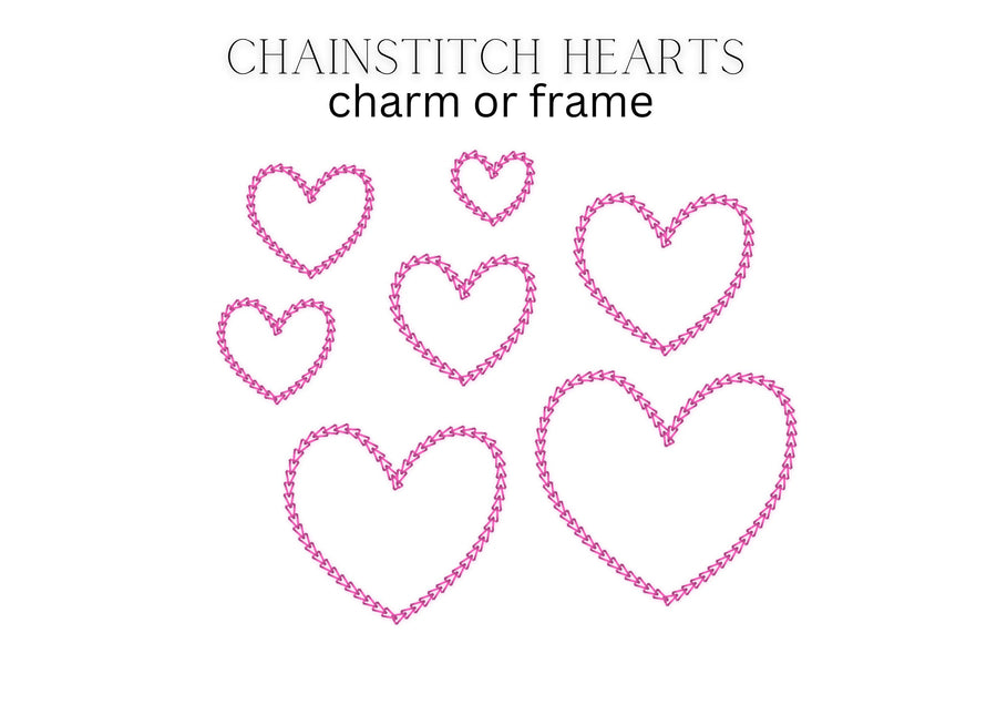 Quick Light Chain Stitch Heart