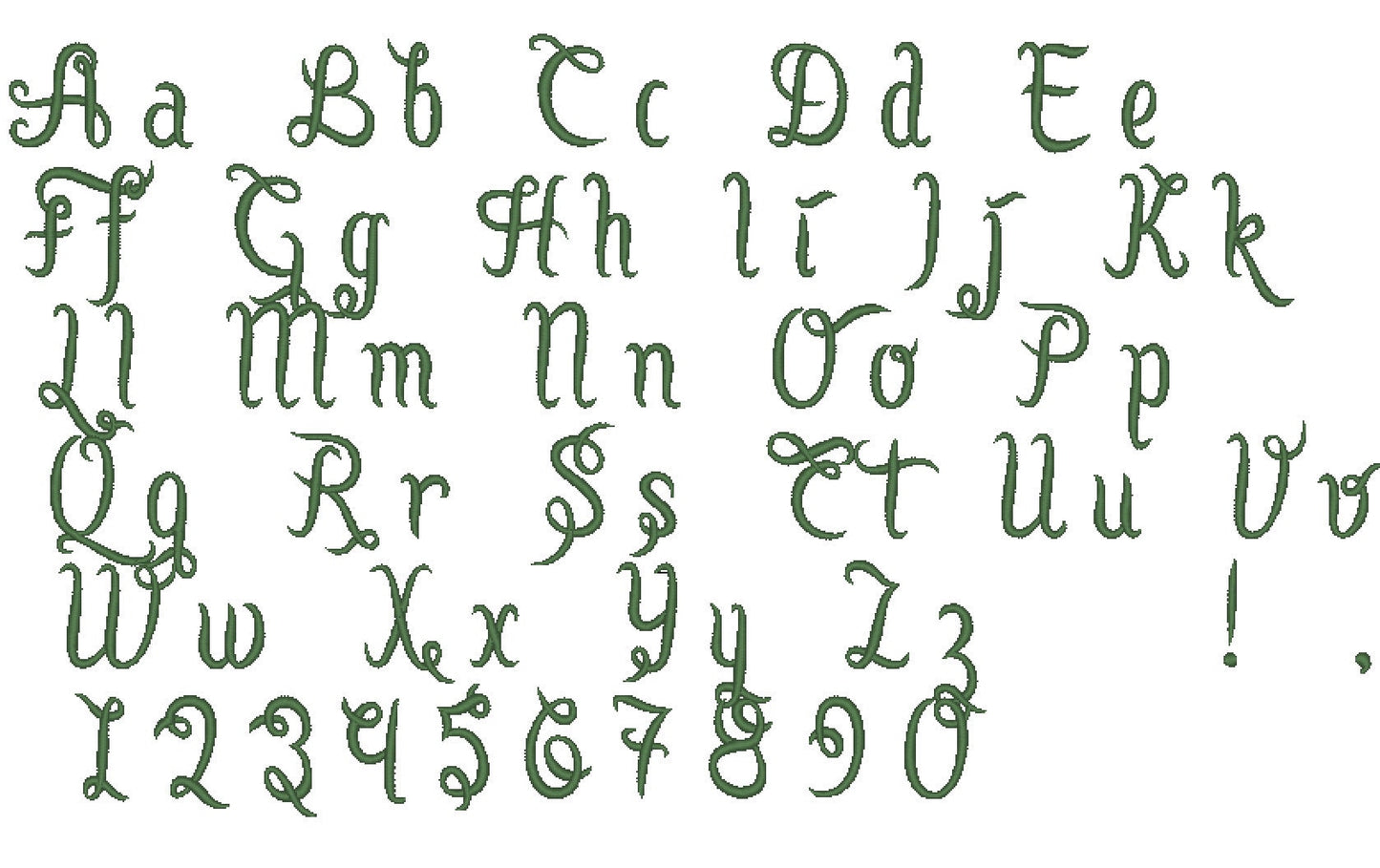 Satin Tails Cute Mini Font Anabelle