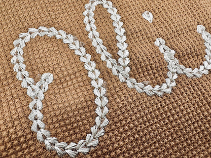 Extra Bold Chain Stitch Handwritten Font Olivia