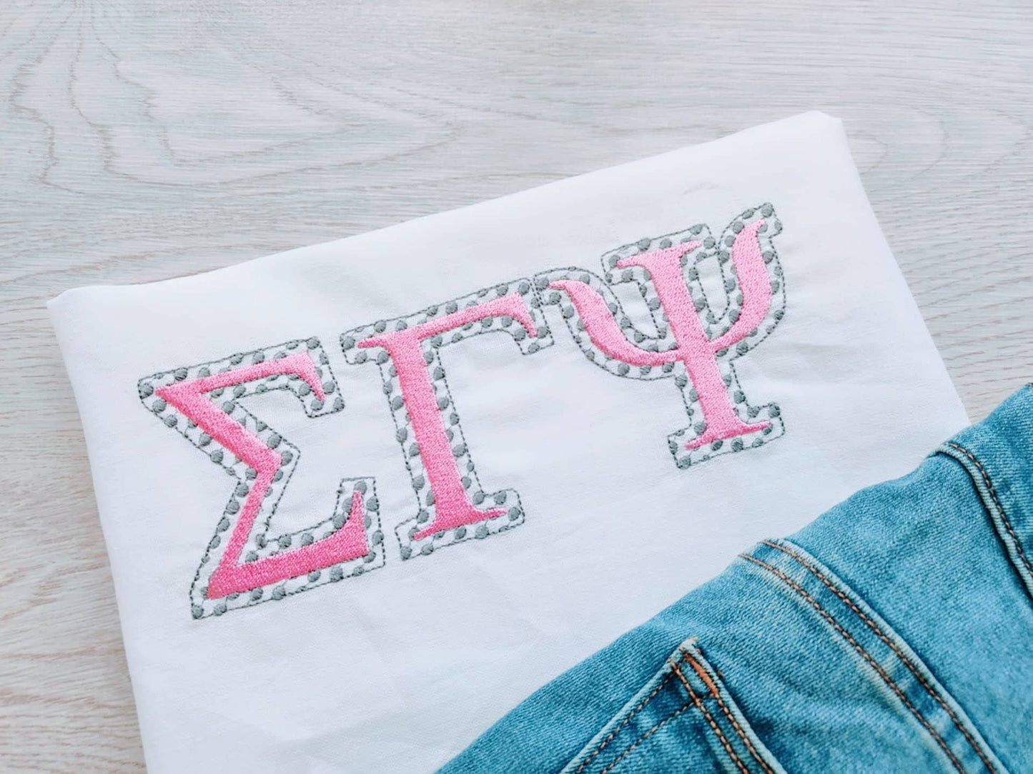 Polka Dot Classic Sororities Greek Font