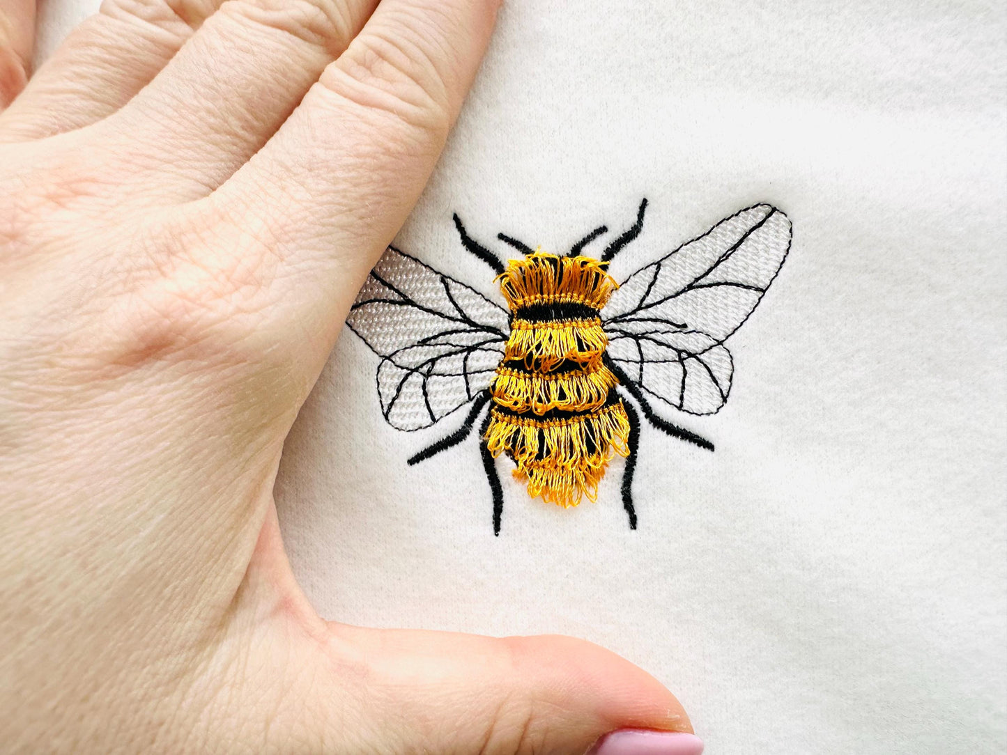 Cute Fringed Bee Honeybee