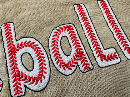 Baseball Fill Stitch Sports Font