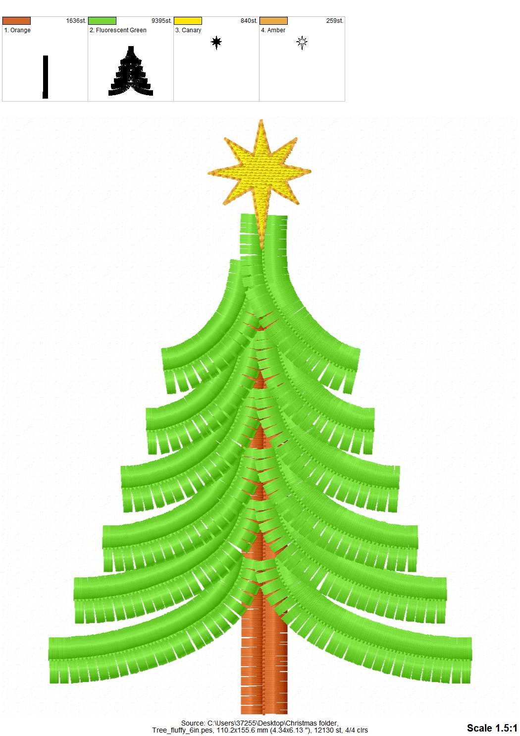 Boho Fringed Christmas Tree