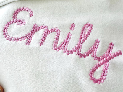 Extra Bold Chain Stitch Handwritten Font Cookie