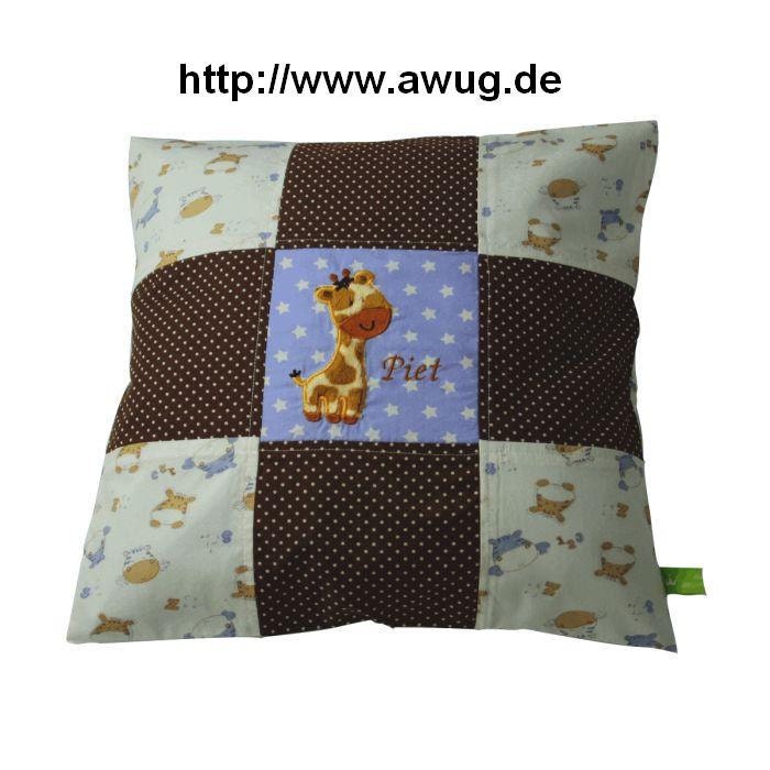 Giraffe Mom and Little Boy