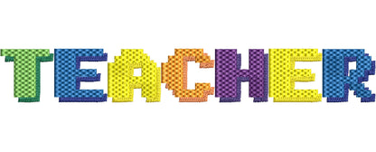 Pixel Miner Bricks Block Type Shadow Font