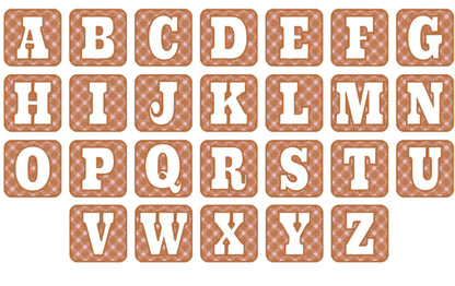 Embossed Terry Towel Monogram