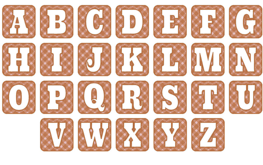 Embossed Terry Towel Monogram