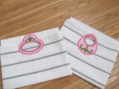 Towel Hanging Hole Topper Set of 6