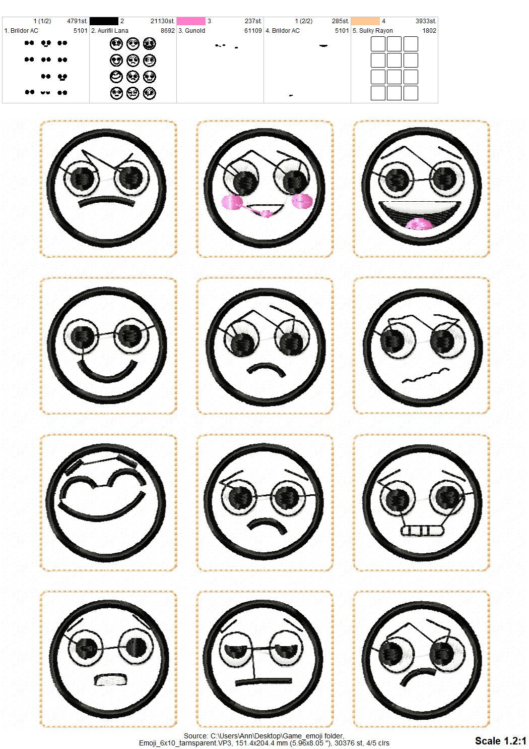 Memory Game Happy Faces ITH