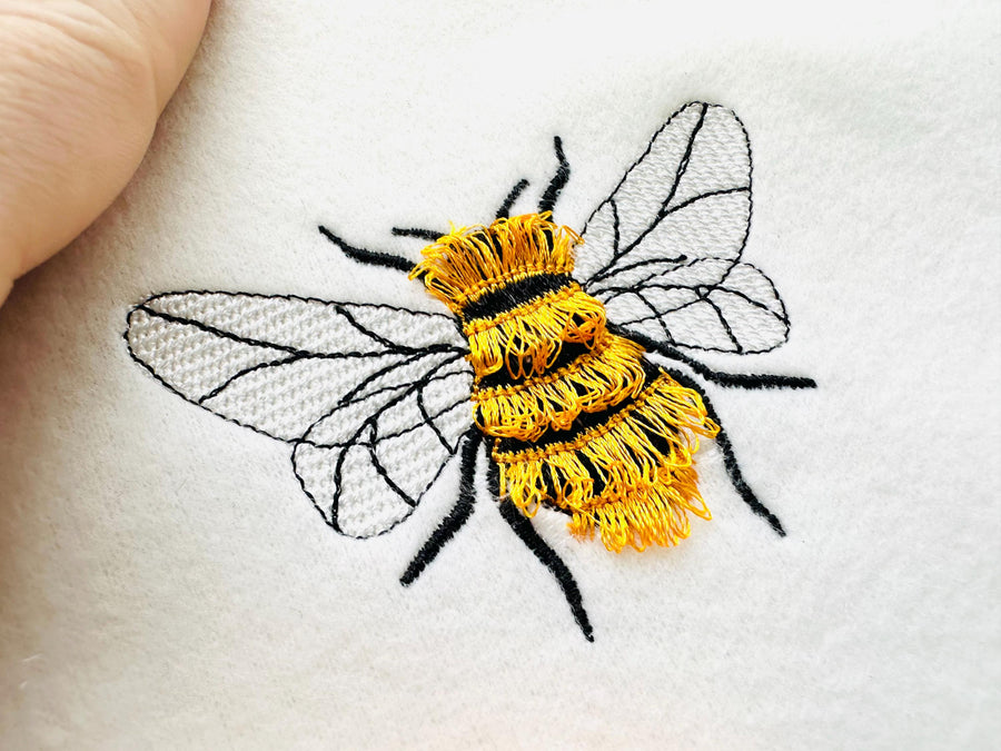 Cute Fringed Bee Honeybee