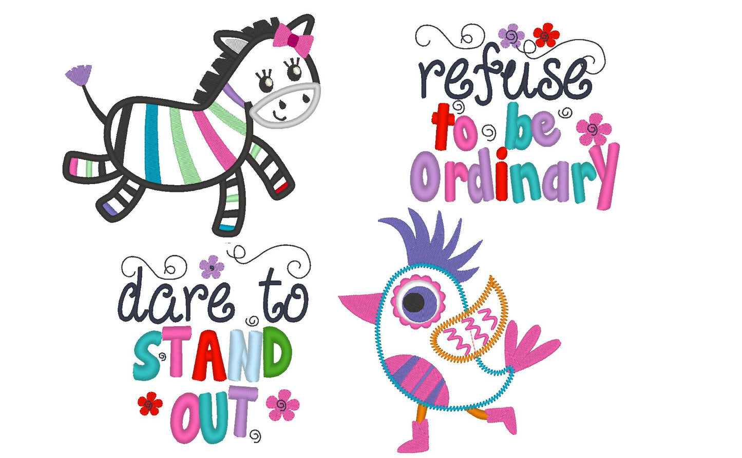 Zebra and Bird Baby Set