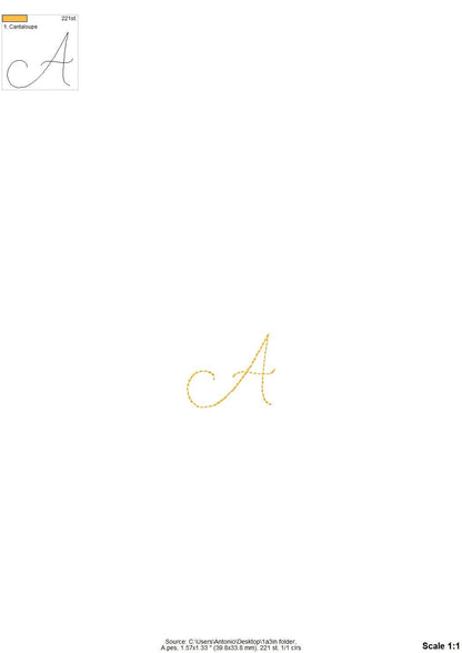 Bean Stitch Mini Line Font