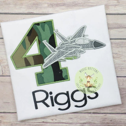 Fighter F15 Airplane Applique