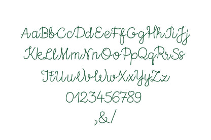 Extra Bold Chain Stitch Handwritten Font Cookie