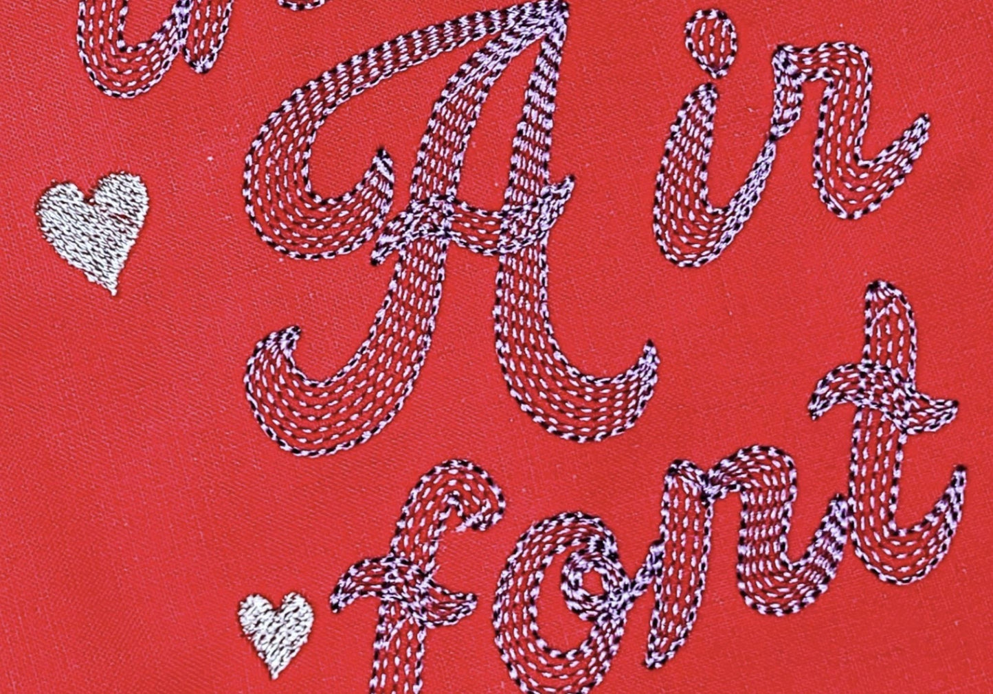 Quick Light Stitch Line Shadow Font