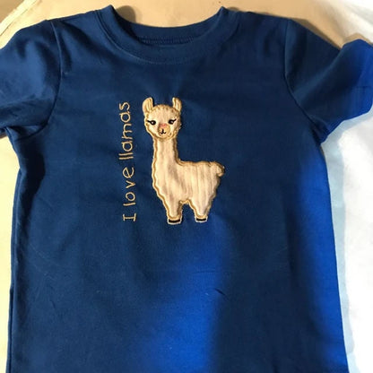 Llama Alpaca Applique
