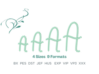 Extra Bold Chain Stitch Handwritten Font Alison