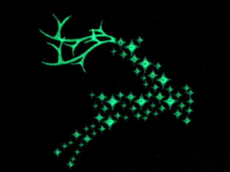 Christmas magic deer sparkle