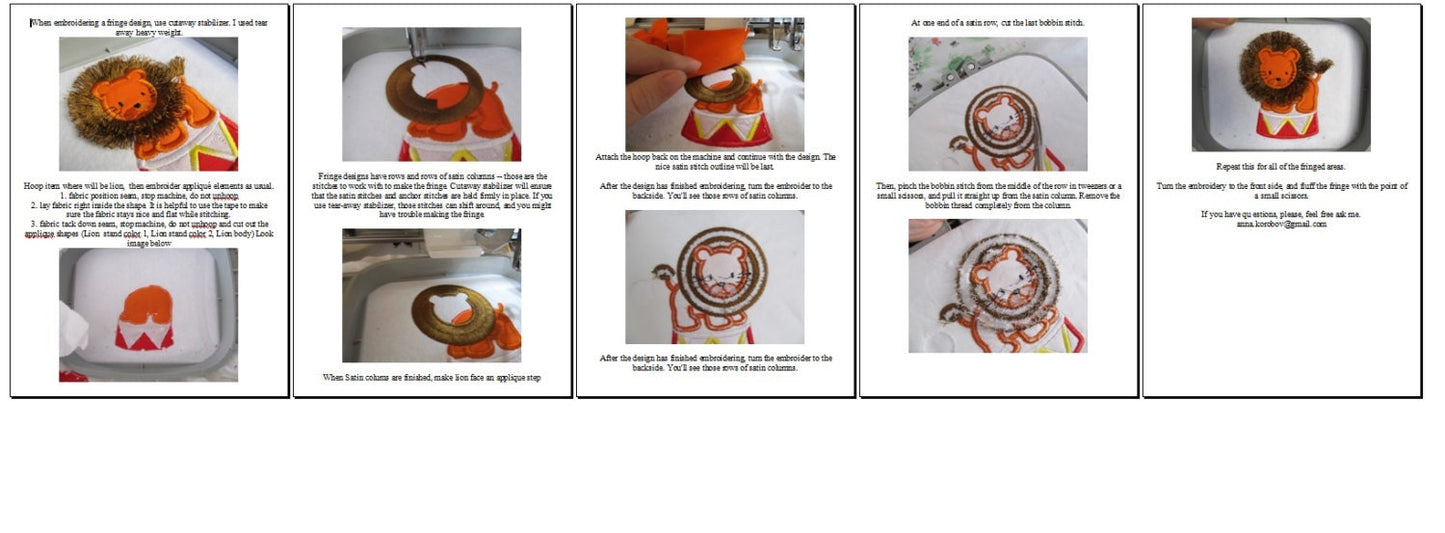 Fringed Lion from Circus