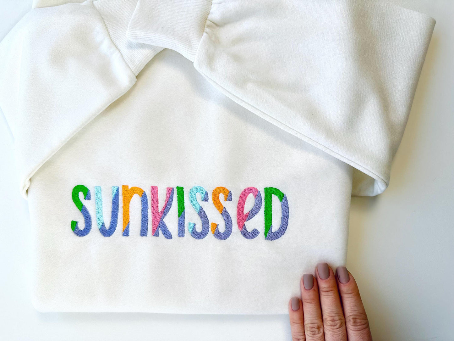 Fill Stitch Split Font Sunkissed