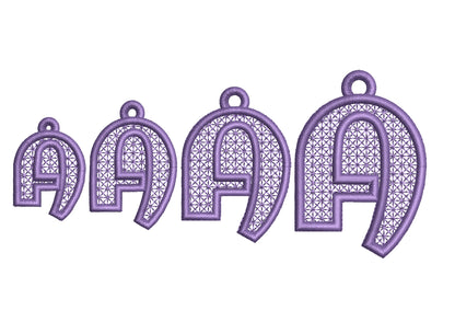 Bridesmaid Bride Lace Font FSL