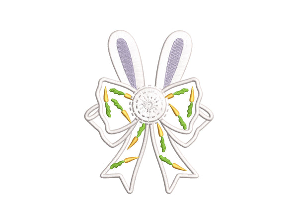 Fringed Easter Bunny and Bow