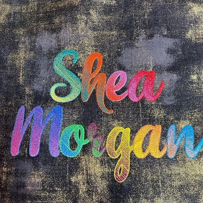 Iridescent Ombre Font Stephanie