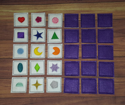 Memory Game Magic Shapes Smart Kids