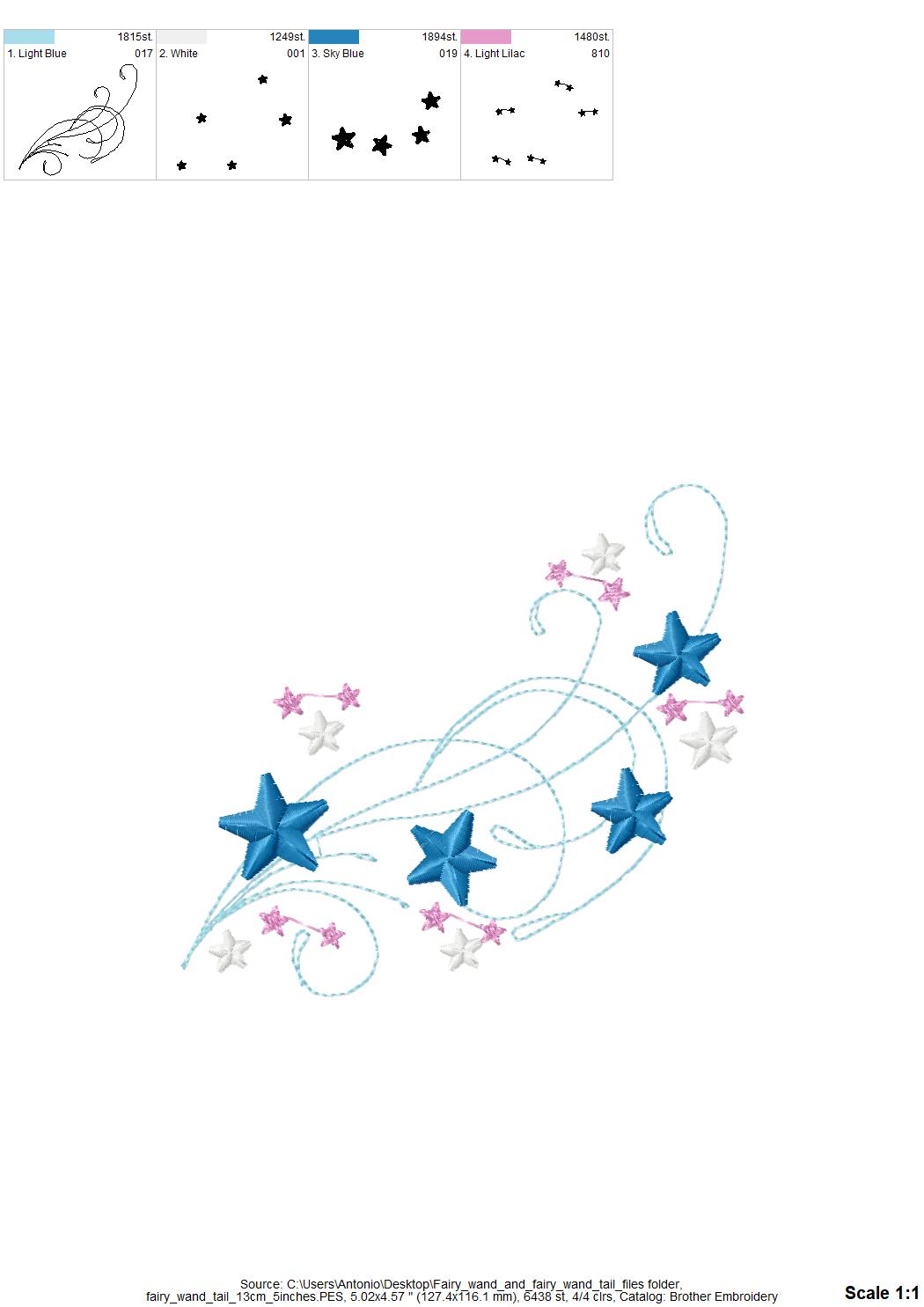 Fairy Wand and Sparkle Tail