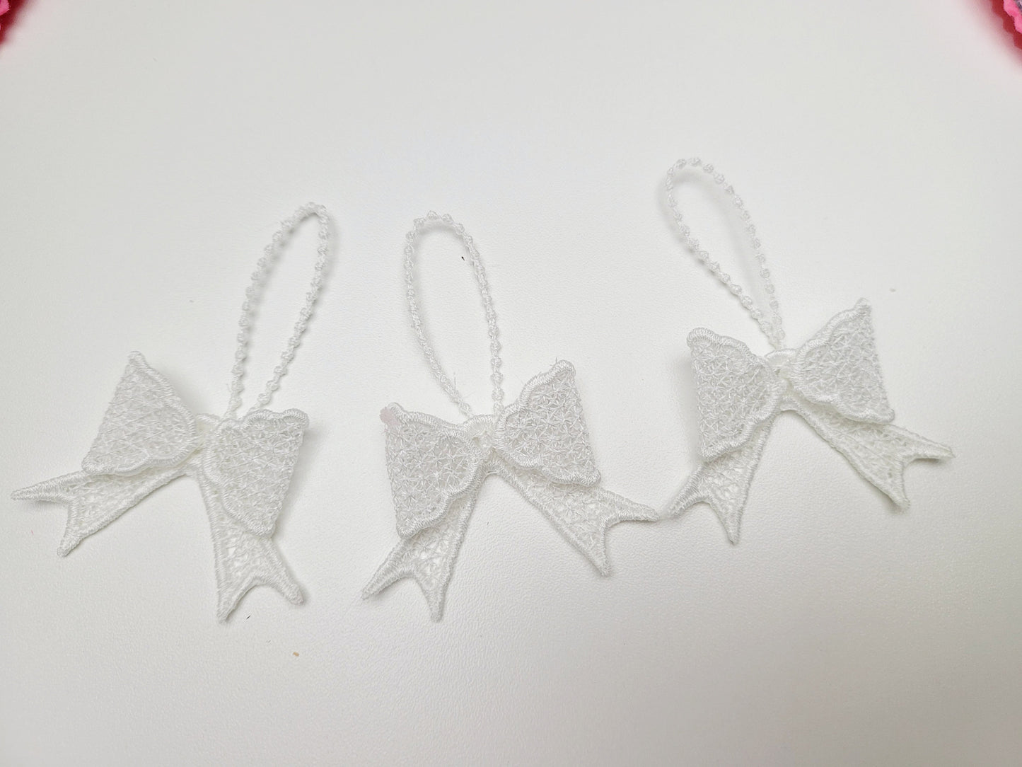 Christmas Ornament Hanger Bow FSL