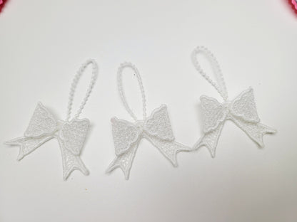 Christmas Ornament Hanger Bow FSL